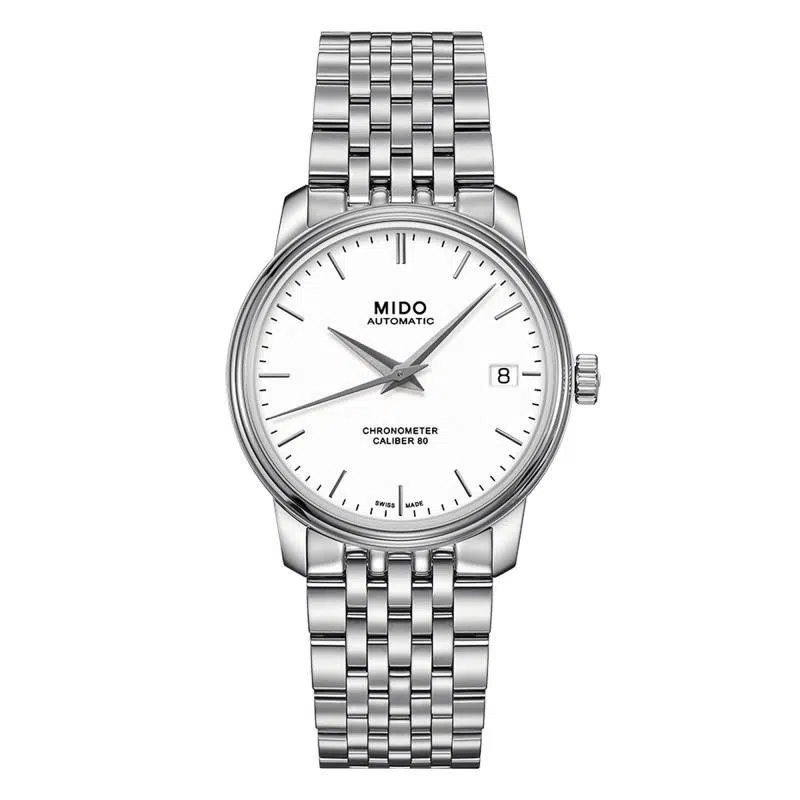 mido baroncelli chronometer watch m0272081101100