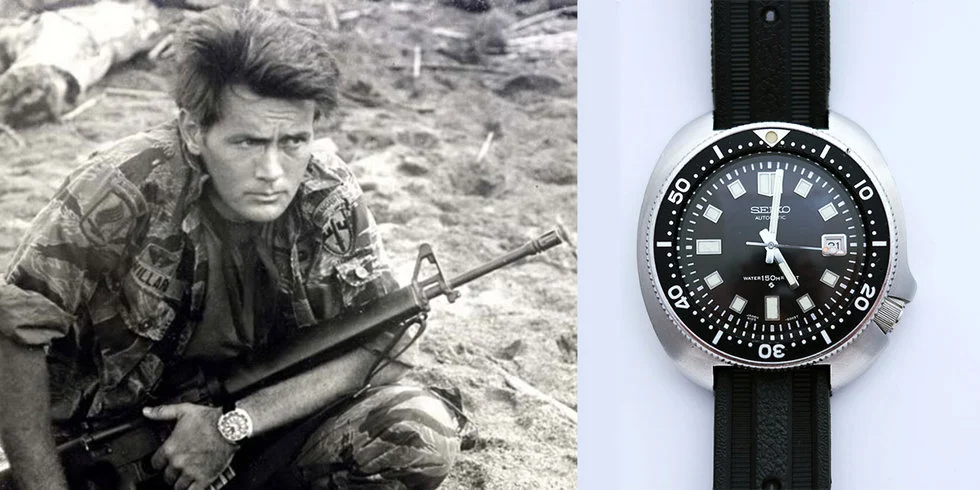 5 Iconic Watches Featured in Film History 3 Seiko 6105 apocalypse now captain willard