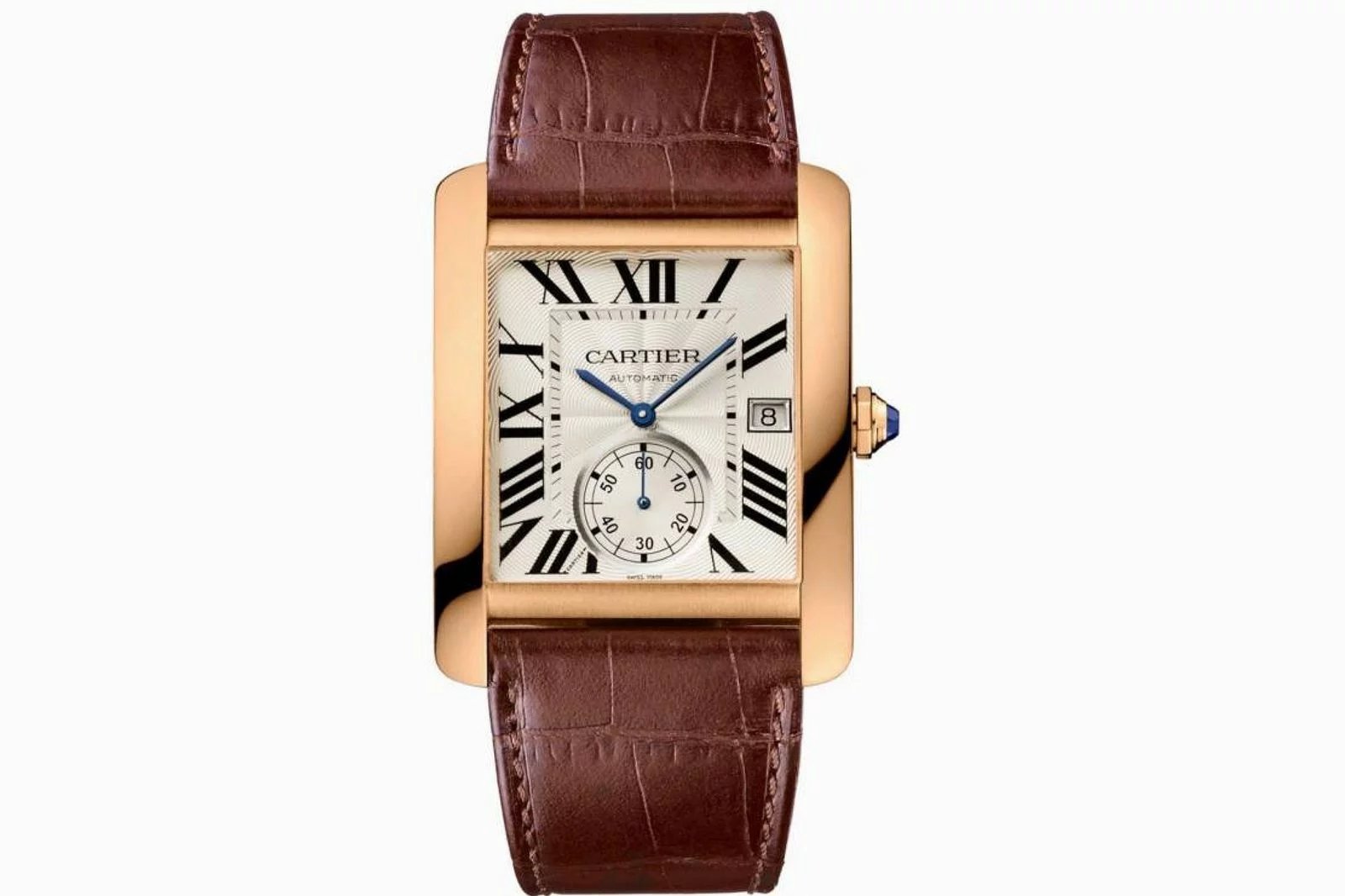 Cartier Tank MACRON watch in pink gold