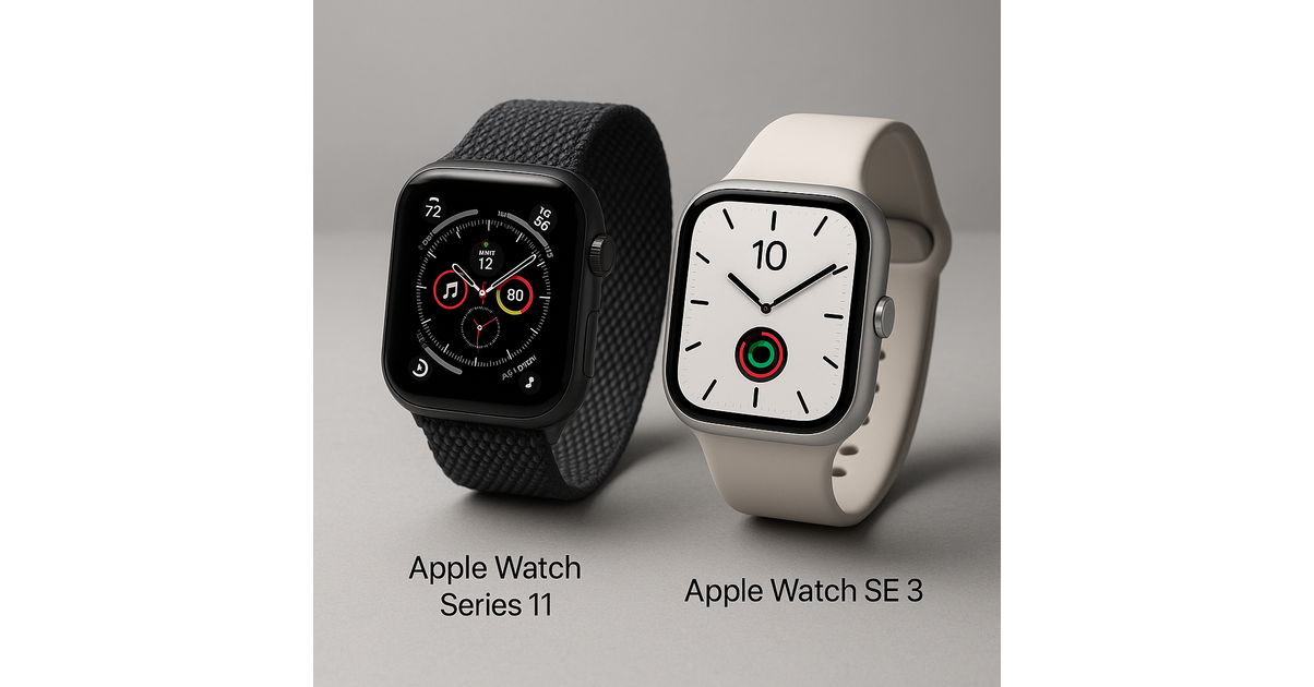 Apple Watch Series 11 vs. Apple Watch SE 3: Comparison and Rankings