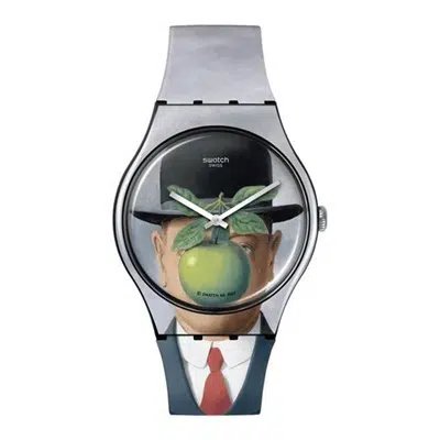 swatch watch le fils de l'homme by rene magritte suoz350