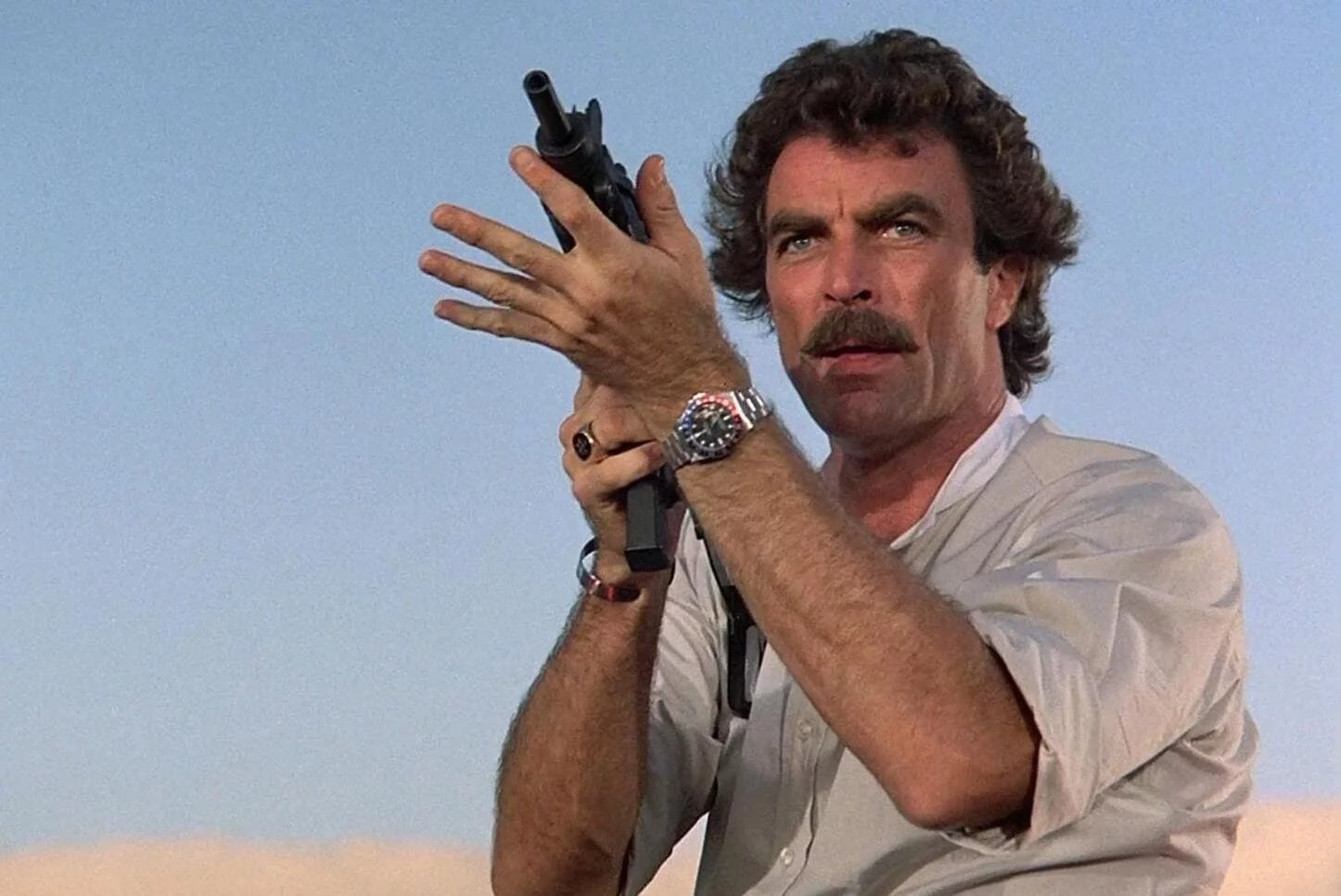 Magnum Tom Selleck and his Rolex Pepsi