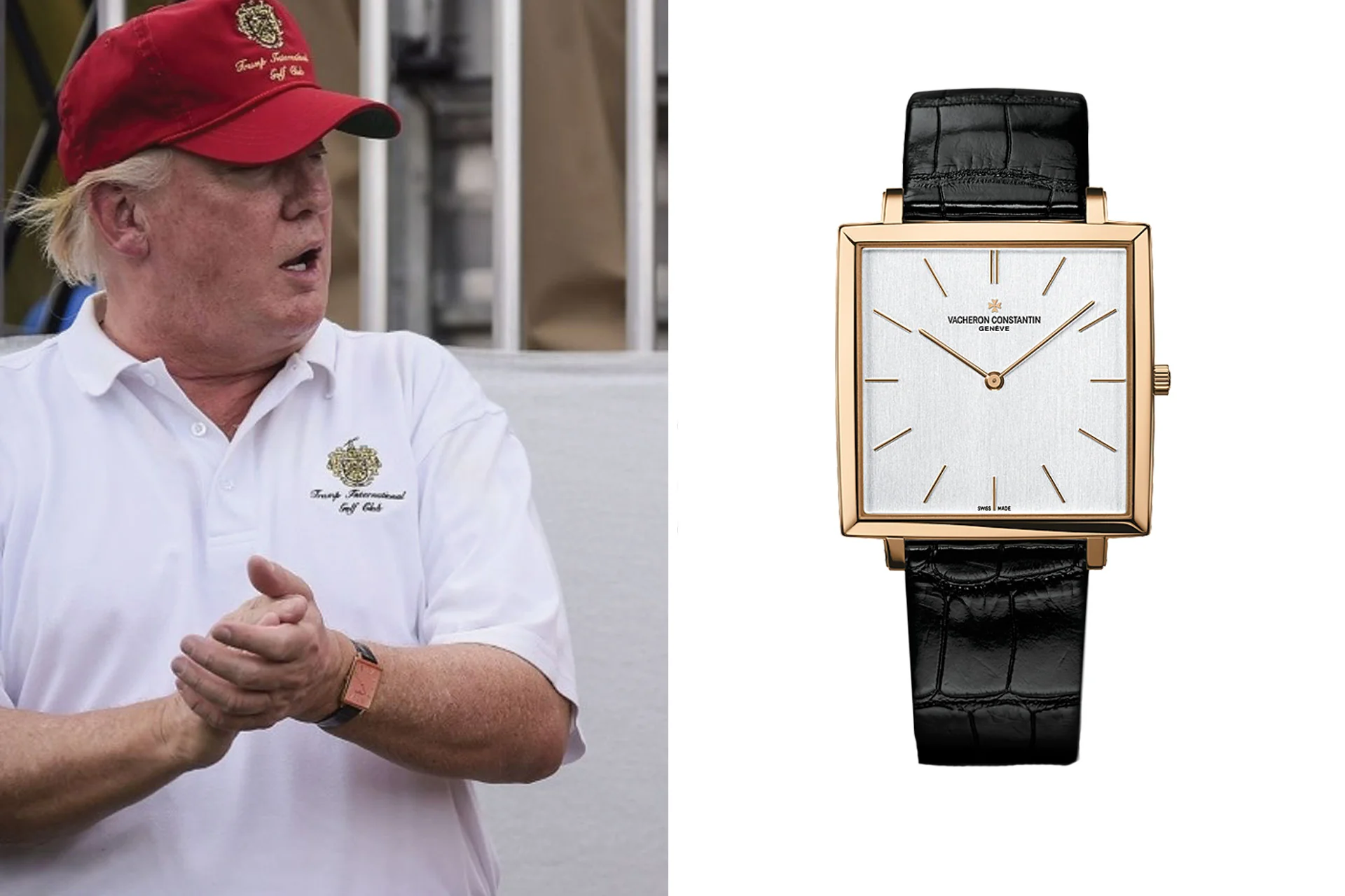 Trump and his Vacheron-Constantin watch