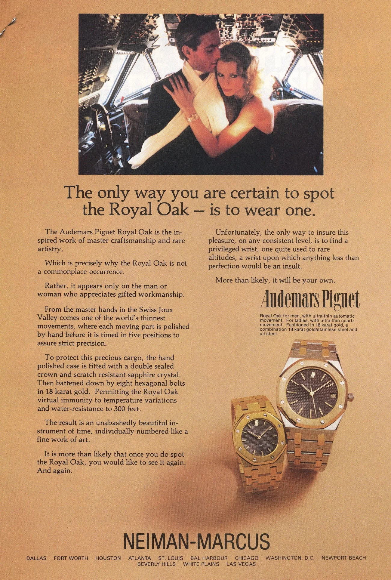 Ad Watch Audemars Piguet Royal Oak 1973
