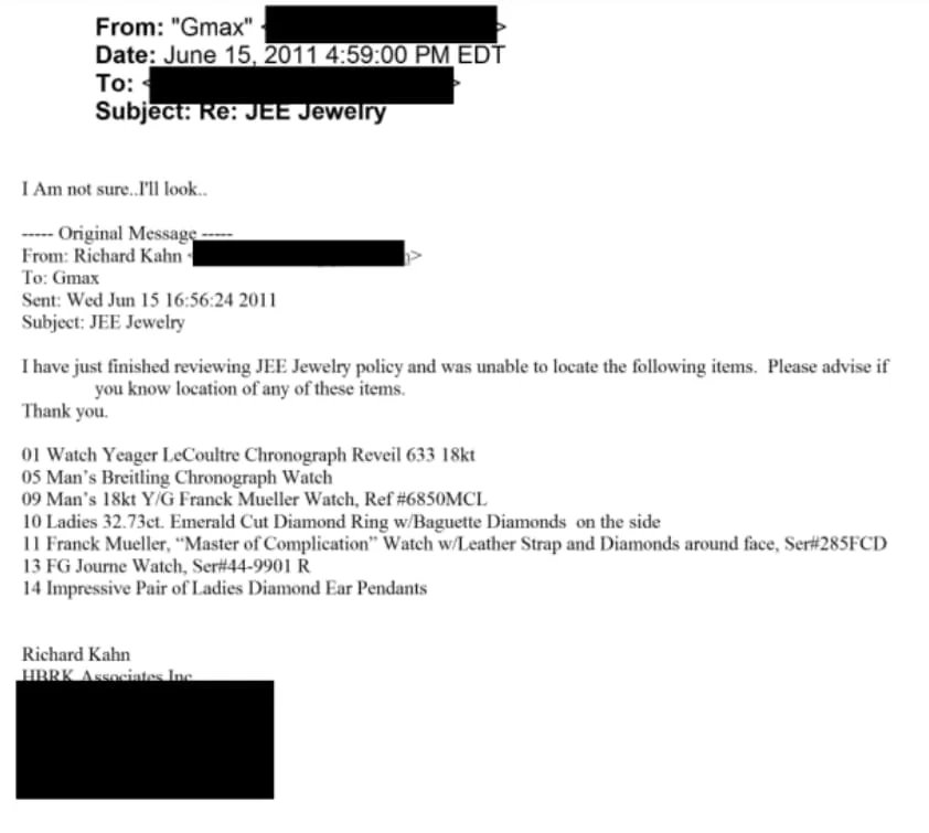 List of Epstein Accountant watches