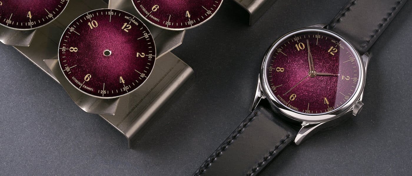 Grand feu enamel watches