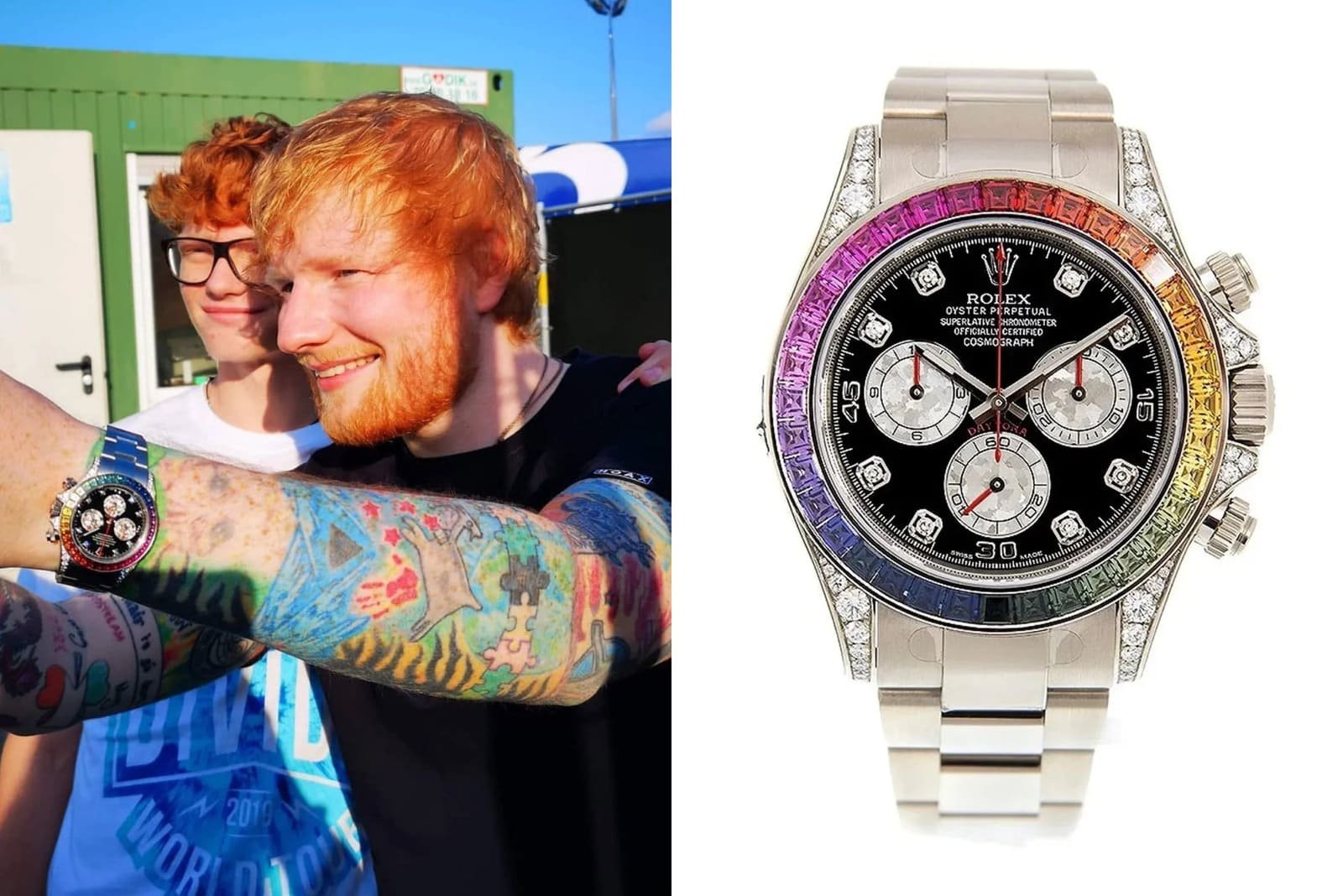 Ed Sheeran Rolex Rainbow