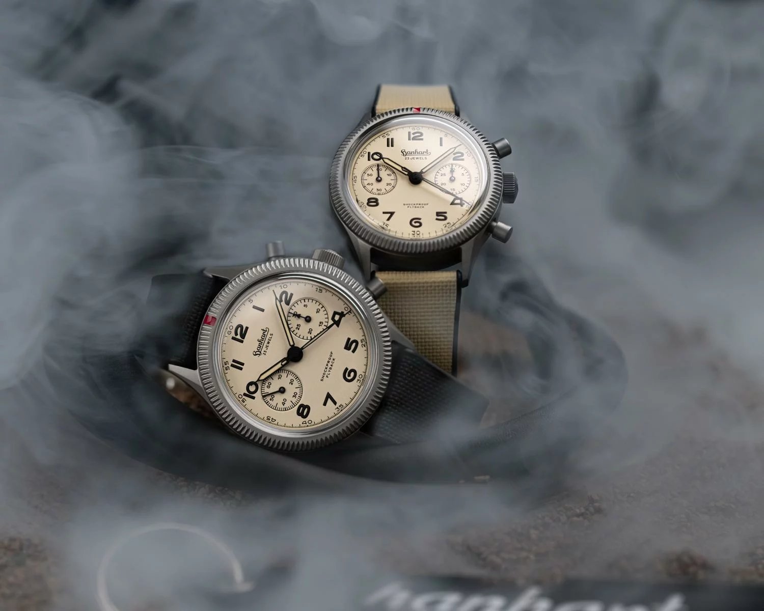Hanhart 417 TI Desert Pilot: A Titanium Take on the Classic Pilot Chronograph