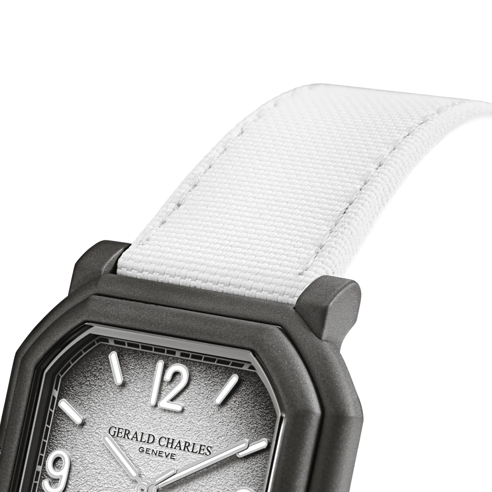 Tennis as a Facade, Ergonomics at the Core – Montres Passion 7 Details of gerald charles maestro sport tennis white