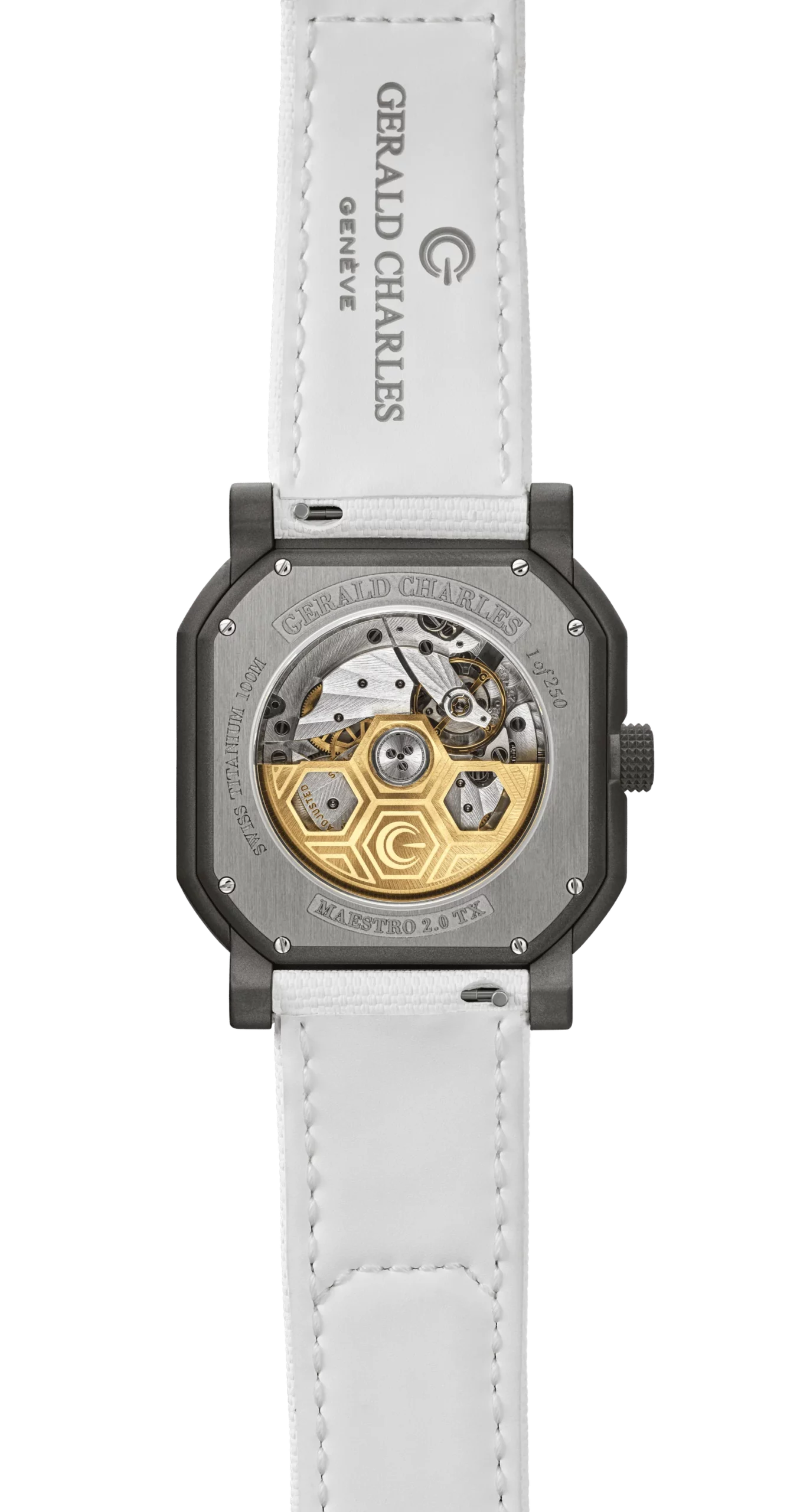 Tennis as a Facade, Ergonomics at the Core – Montres Passion 6 What does gerald charles maestro sport tennis white look like