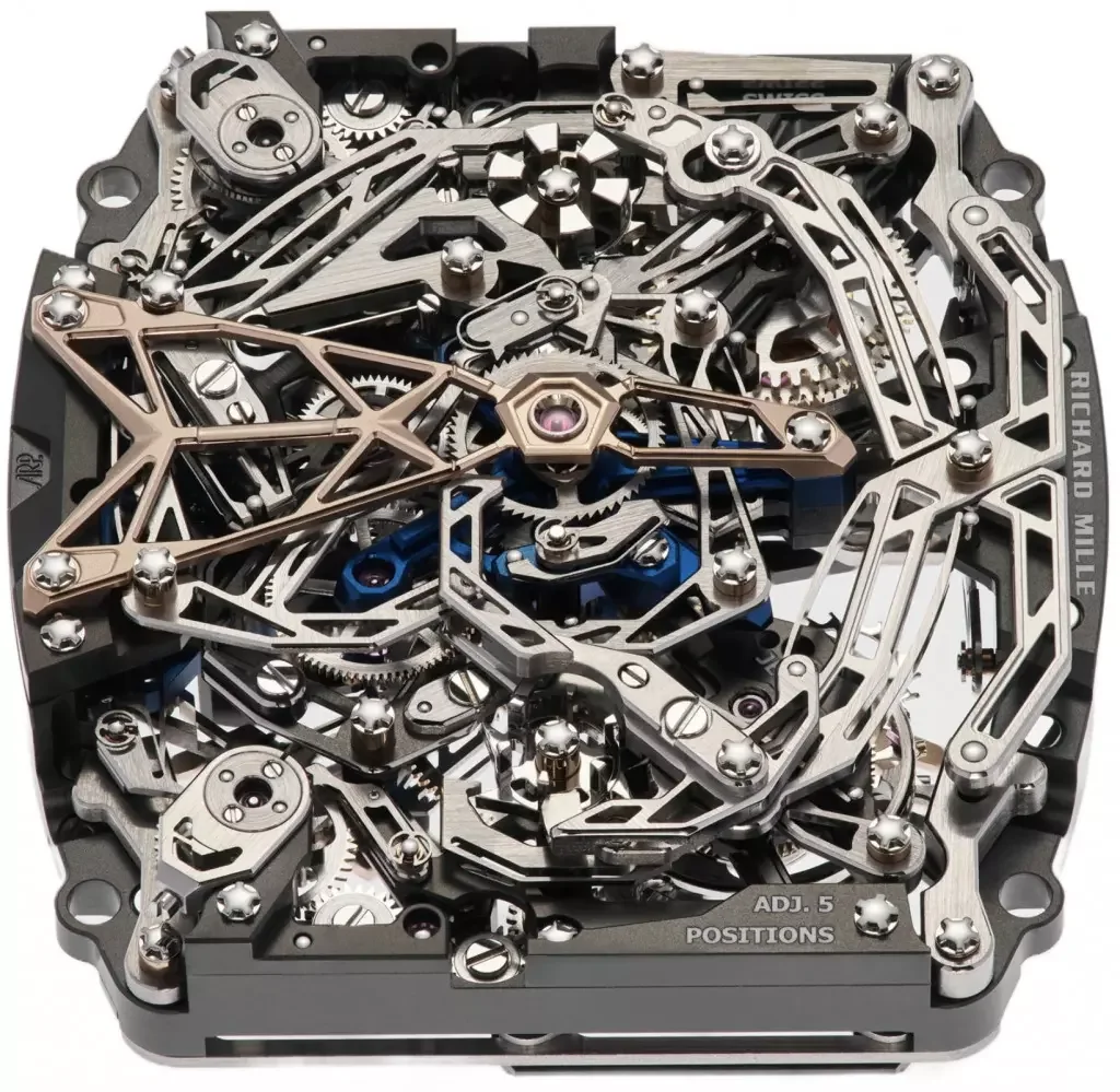 Features of bridge watchmaking watch movement