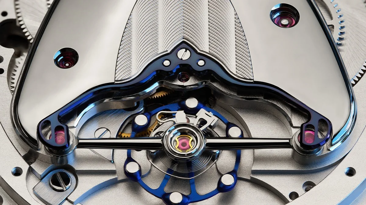 Bridge watchmaking movement watch example