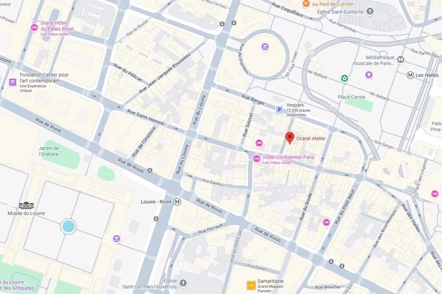 ocarat workshop paris 75001 access