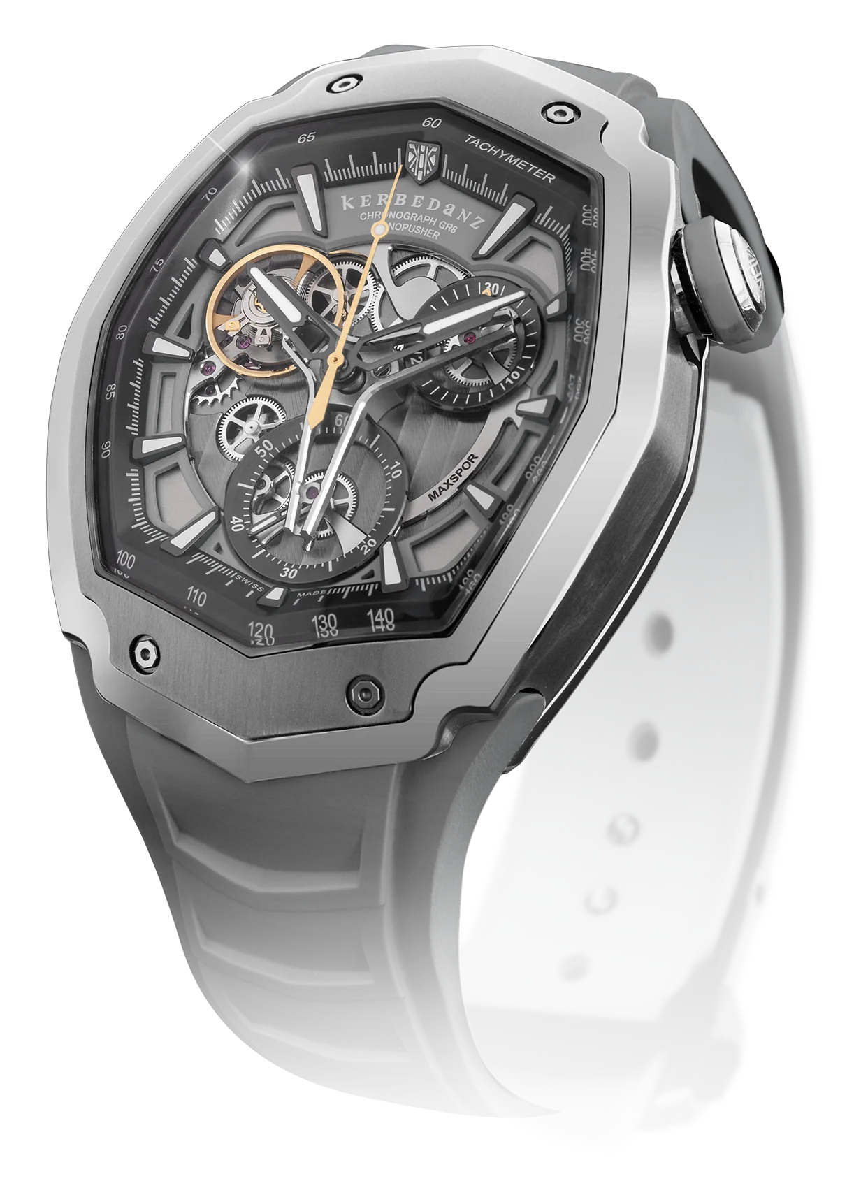 Close-up view of kerbedanz watches