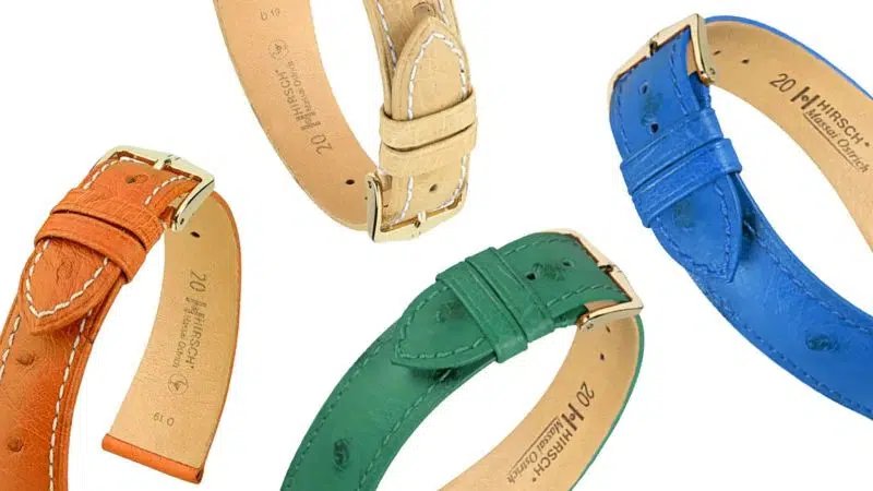 Choosing the Right Leather for Your Watch Strap 8 exotic ostrich leather watch straps