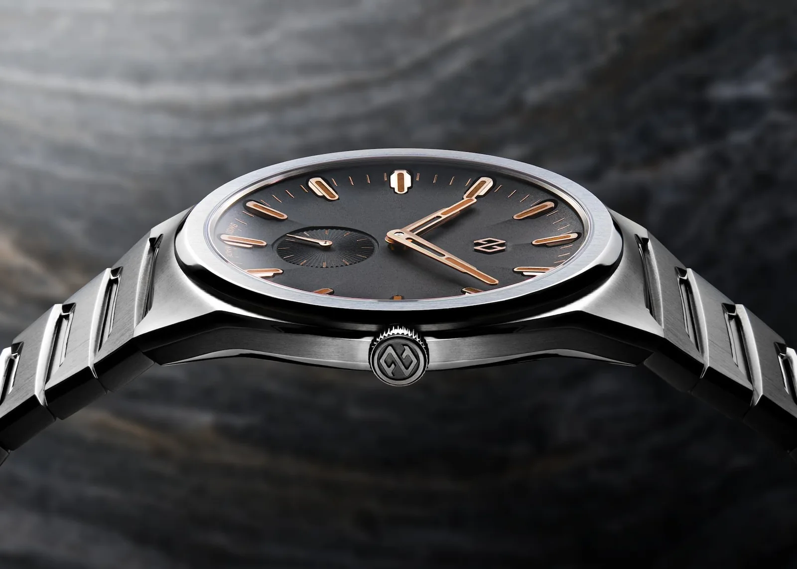 Close view of Formex Aria Manufacture Chronometer Micro Rotor